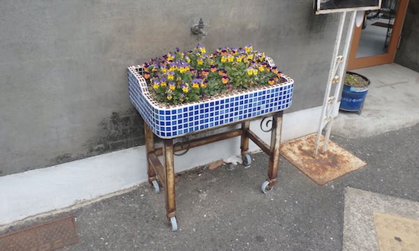 街角のプランター