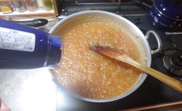 水分飛ばし