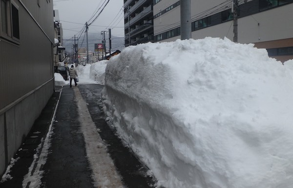 雪の壁