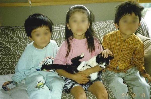 子供たちと