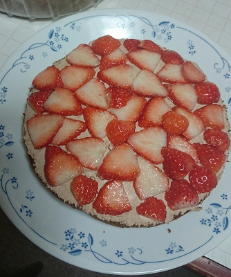 ケーキ 1段目