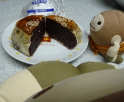 うすかわあんぱん 断面