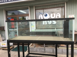 中古180cmガラスオーバーフロー水槽と台 | 入荷情報ブログ