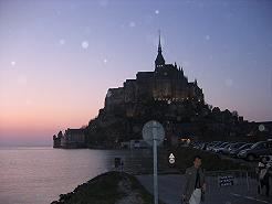モンサンミッシェル 夜景