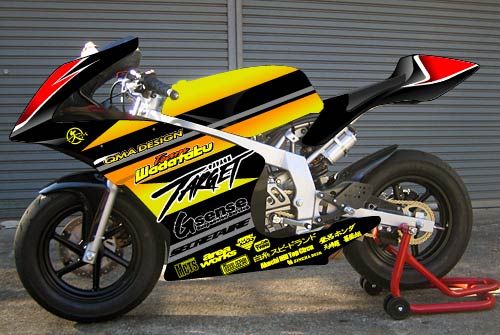 新作カスタムペイントオートバイ ミニバイクnsr50nsrminiミニ カスタムペイント Qma Design Blog