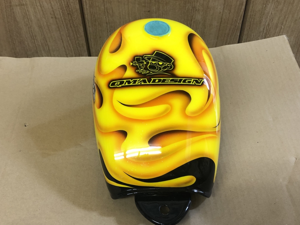 新作オートバイ（モンキー、Z50、ファイヤーパターン、フレア