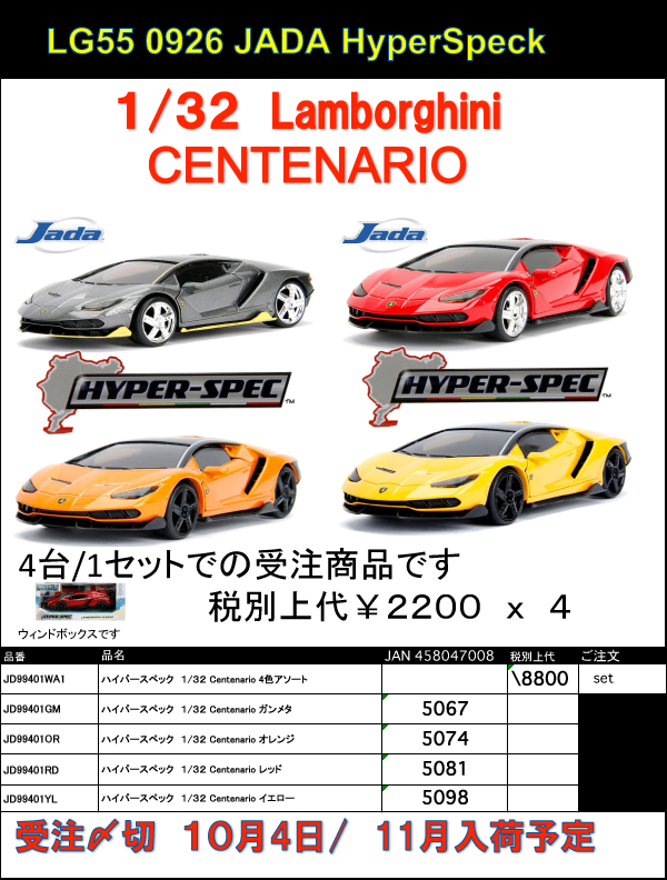 Jadatoys ランボルギーニ2台セット