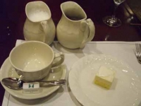 カフェオレとデザート