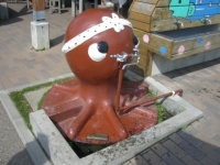 水飲み場はタコさん