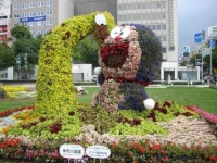 なんとお花で出来たドラえもん