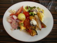 野菜の前菜ビュッフェ