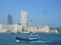 スターフェリーから見た香港島の眺めその2