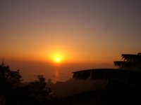 ヴィクトリアピークからの夕焼け