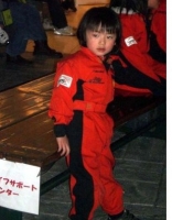 つなぎ姿が凛々しいリオちゃん