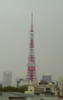 うす曇りの東京タワー