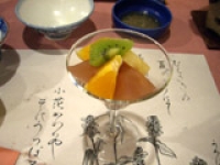 デザートのフルーツ