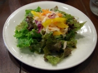 前菜のサラダ