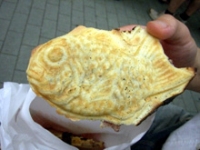 焼きたてのたい焼き