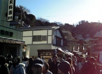 江ノ島は大混雑