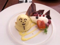 チーズケーキの「雪だるま」
