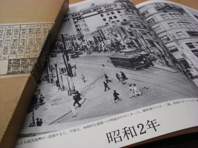 昭和2年の銀座通り