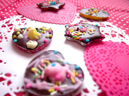 手作りのバレンタインチョコ
