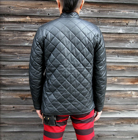販売開始】New BARKBOX Original Zip Quilting Leather Jacket | New