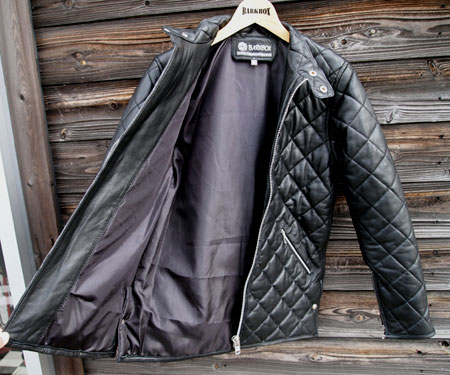 販売開始】New BARKBOX Original Zip Quilting Leather Jacket | New