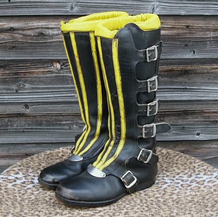マッドマックス雰囲気タップリ！ASHMANS 6-Buckle Boots (UK/8) UKB