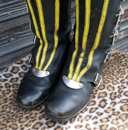 a 英国製 ashman 6バックルブーツ ビンテージモトクロスブーツ UK10 マッドマックス雰囲気タップリ！ASHMANS 6-Buckle Boots (UK/8) UKB