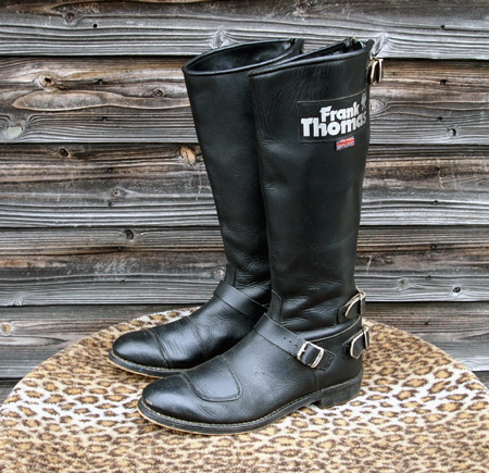 3/23 更新！FRANK THOMAS 4-Buckle Back Zip Boots (UK/7) UKB