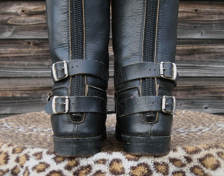 3/23 更新！FRANK THOMAS 4-Buckle Back Zip Boots (UK/7) UKB