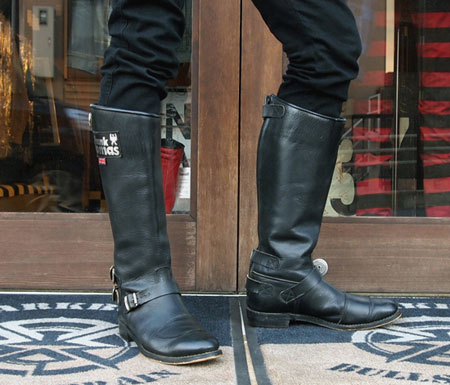 3/23 更新！FRANK THOMAS 4-Buckle Back Zip Boots (UK/7) UKB-138