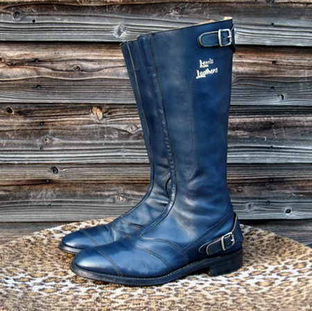 極上！Vintage Lewis Leathers Racing Boots Aviakit 222 (UK/8) UKB 