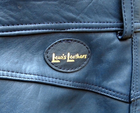 ルイスレザービンテージレザーパンツネイビー 1/23 更新！Vintage Lewis Leathers Navy Slim Trousers (26) VLP-09