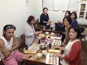 マクラメワークショップ/吉祥寺/初級編/ダイヤ型参加者のみなさま