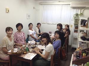 マクラメワークショップ/吉祥寺/中級編/アサイーピアス/参加者のみなさま