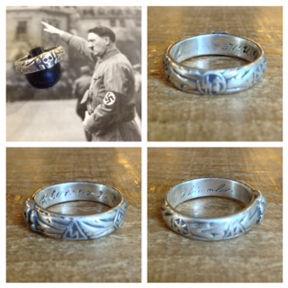 1930'S~ VINTAGE? NAZI SS TOTENKOPF RING | used & vintage