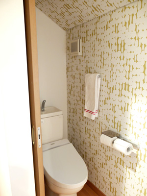 トイレの壁紙を替える Interior Design大木道子のblog