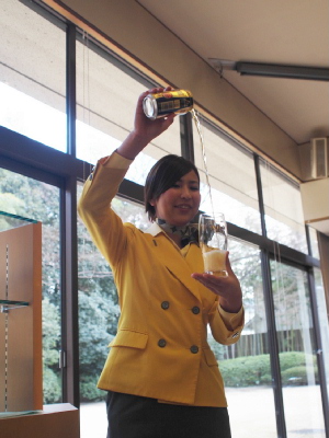 缶ビールのおいしい飲み方