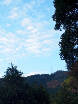 水尾・秋の空