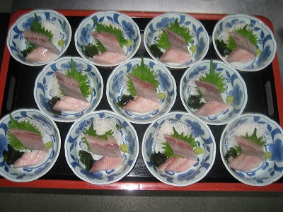 鰆の刺身