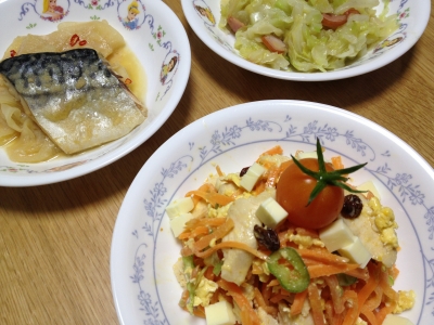 キャベツ炒め