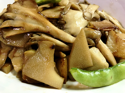 たけのこ バター 醤油