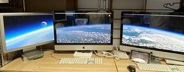 iMac 27インチ、３枚使いに立ちはだかる壁 | 上高地 仁の真・百斤の黄金