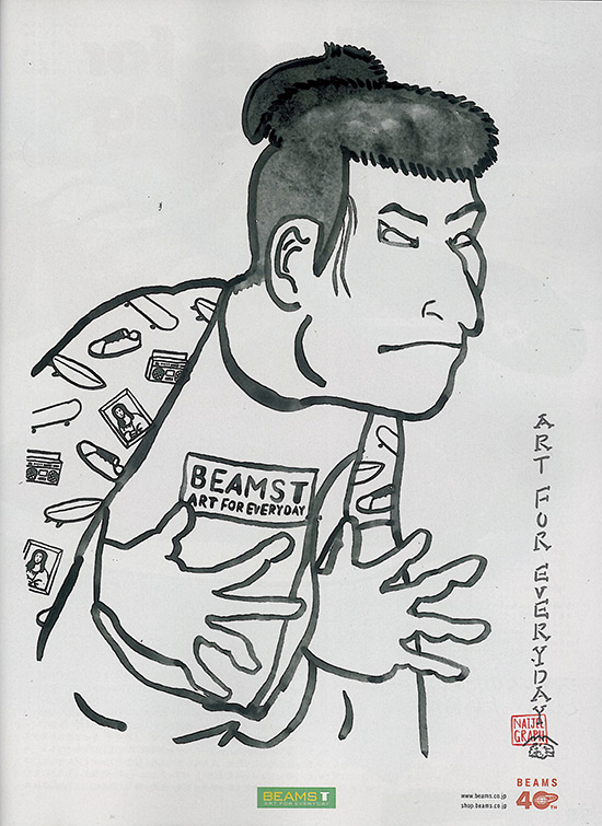 beams t ビームス ビームスT ナイジェルグラフ naijel graph 広告