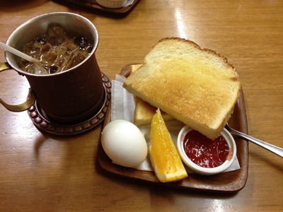 喫茶ふじのモーニング