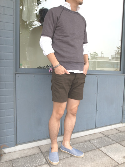 ロマンス 半袖トレーナー チャコール.jpg
