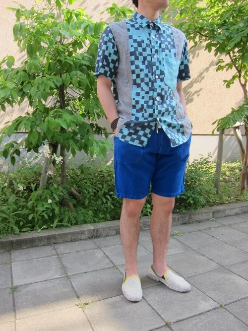 sage de cret サージュデクレ デジタルカモ 半袖切替シャツ 1.jpg