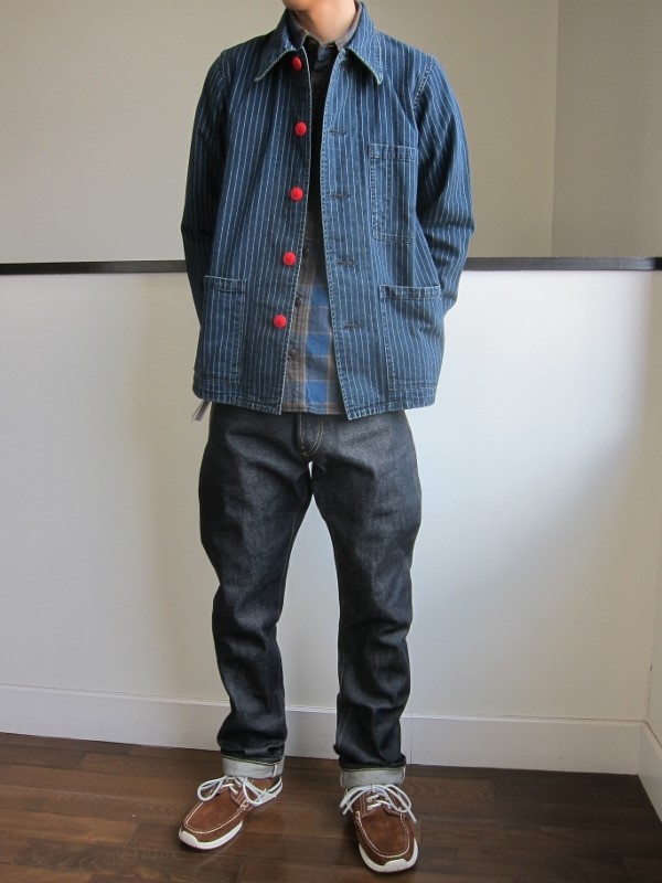 visvim ビズビム TRAVAIL COVERALL WABASH DK INDIGO 2.jpg